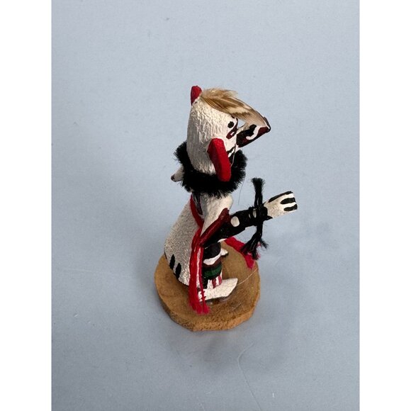 2 Native American Miniature Hopi Kachina Dolls 2 1/2" Tall Handcrafted & Signed - Picture 5 of 8